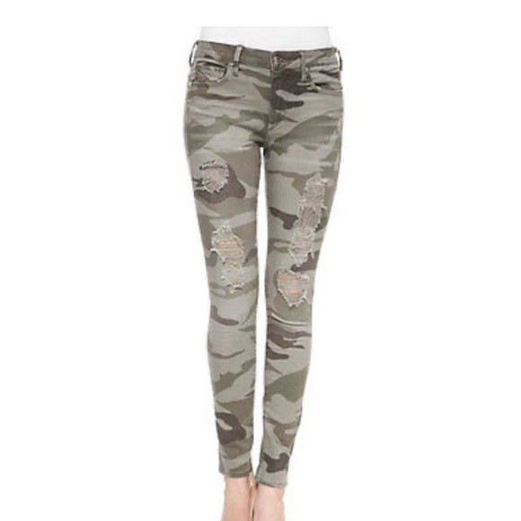 True Religion Camo Ripped Jeans - Halle - Picture 2 of 3
